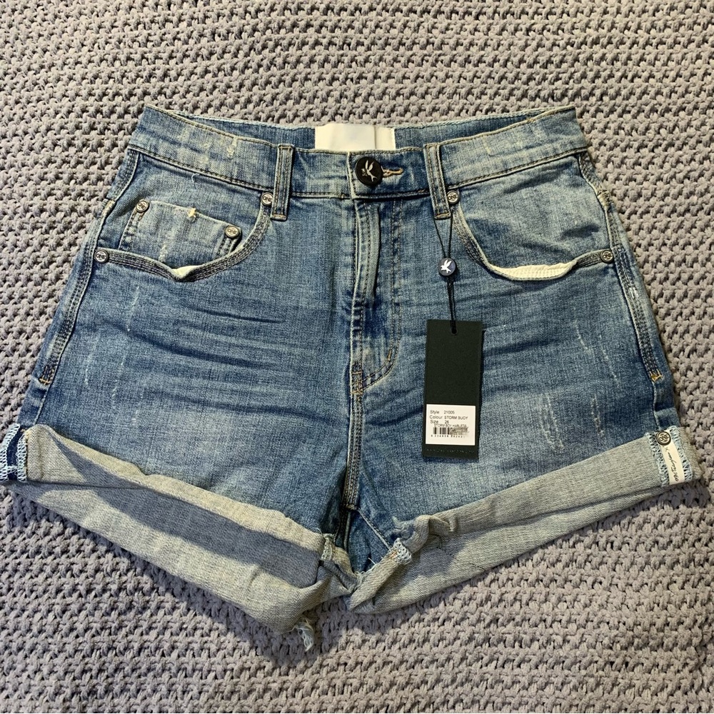 ONE TEASPOON High Waisted Harlets Shorts
